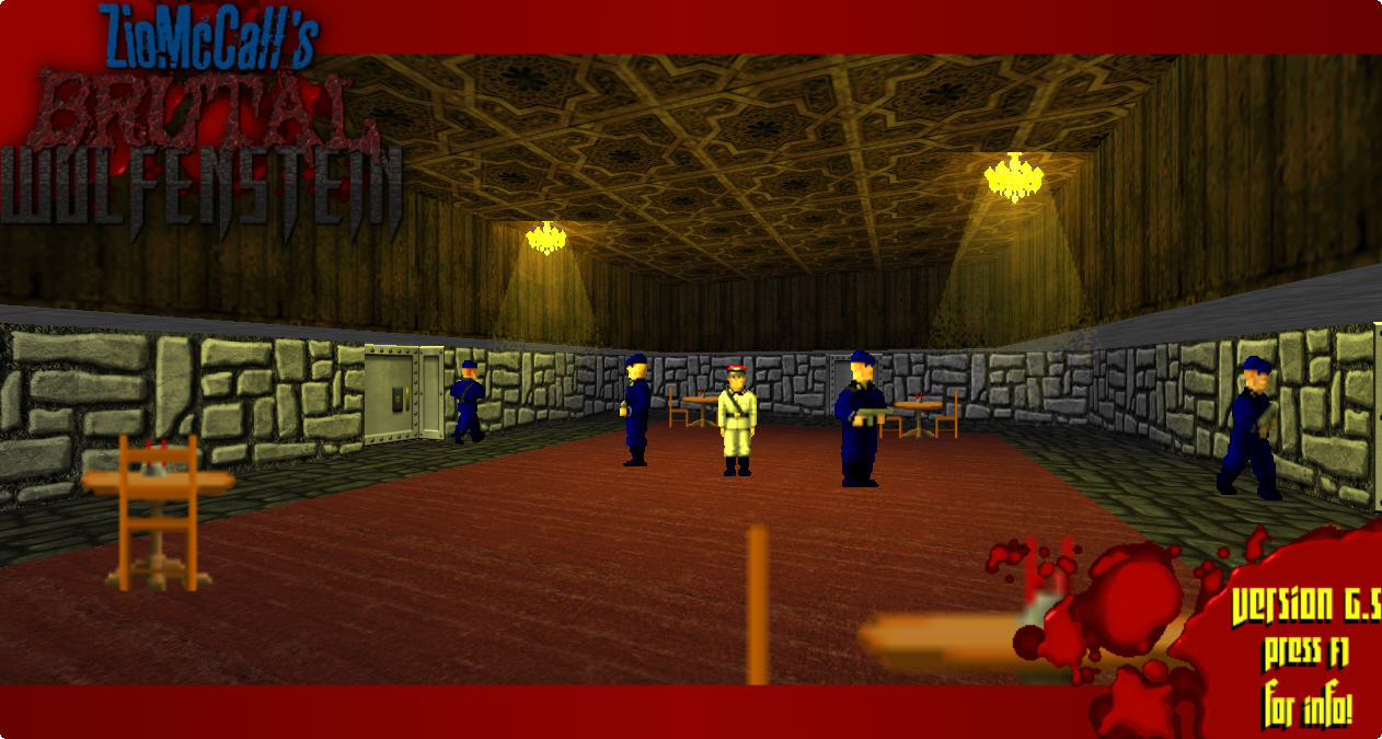 Игра Brutal Wolfenstein 3D v6.5 Spear of Destiny - это больше, чем HD-ремейк. И читы к ней
